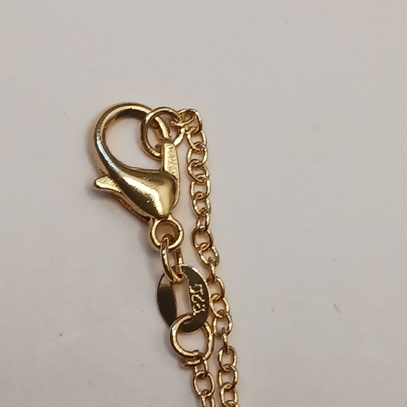 Authentic CHANEL Charm/Pull on Unbranded Gold over .925 chain - Picture 3 of 4
